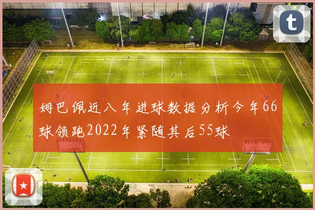 姆巴佩近八年进球数据分析今年66球领跑2022年紧随其后55球