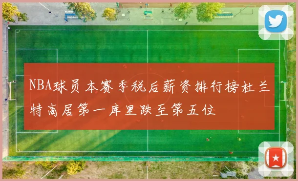 NBA球员本赛季税后薪资排行榜杜兰特高居第一库里跌至第五位